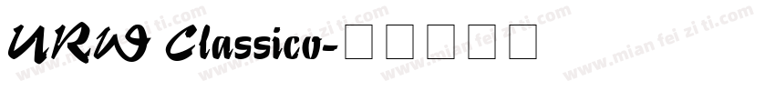 URW Classico字体转换